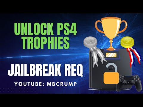 Unlock PS4 Trophies for Jailbroken PS4 (Confirmed 9.00)