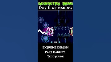 Day 11 of making an extreme demon #geometrydash #geometrydashmemes