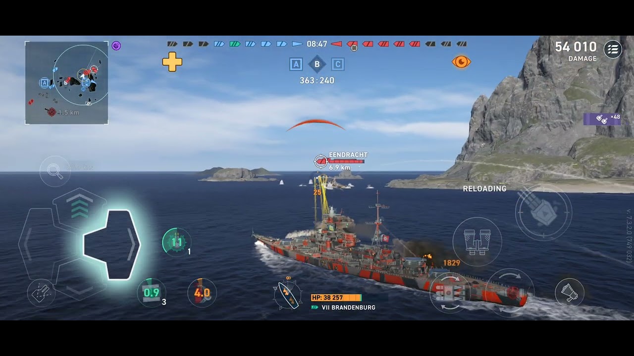 WOWS Legends mobile VII Brandenburg 