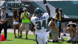 2015 - Philadelphia Eagles running back Kenjon Barner runs for 9-yard touchdown