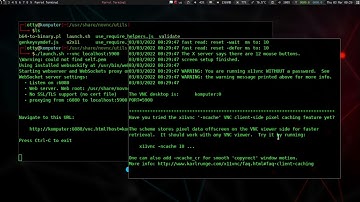 Access VNC using web-browser in linux