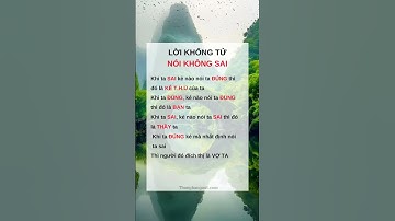 Lời khổng tử nói không sai  #hanitran #thanhhangaut #tuduy #docsach