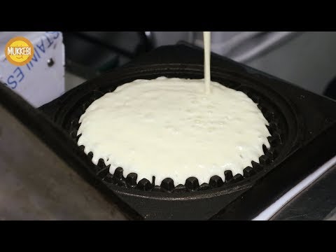 범계역 │ <strong>사과잼</strong> 와플 │ Waffle with Apple Jam │ 한국 길거리 음식 │ Korean Street Food