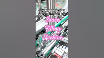 Sauce filling machine #saucefillingmachine #packagingmachine #fillingmachine #packingmachine