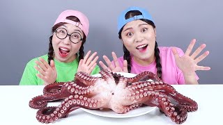 نودل الأخطبوط العملاق موكبانج Mukbang DONA دونا العربية