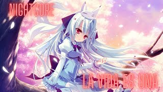 Nightcore  -  4K  -  La Vida Es Una (Puss in Boots)