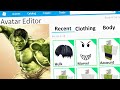 MAKING HULK a ROBLOX ACCOUNT