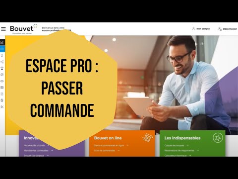 BOUVET | Espace pro : comment commander en ligne ?