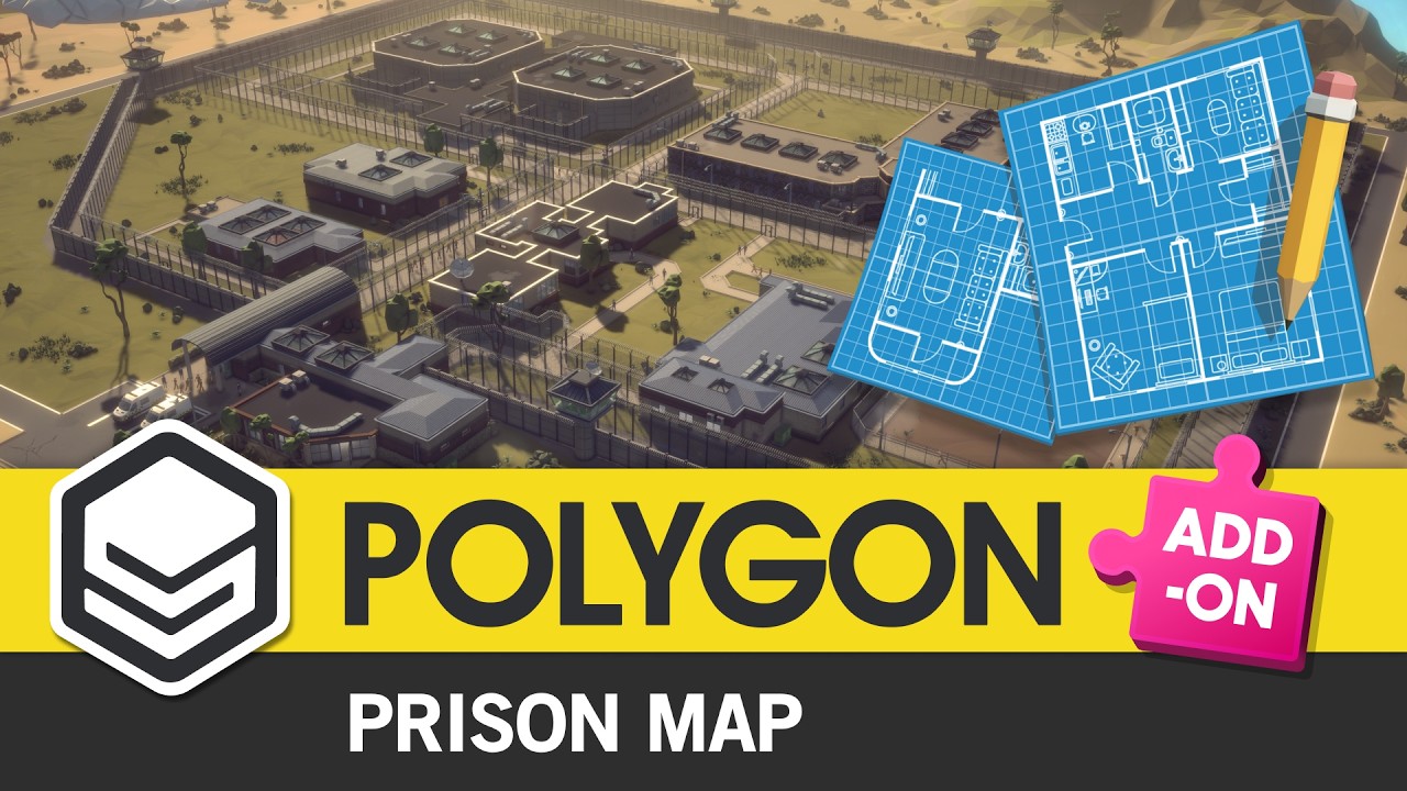 POLYGON - Prison Map by Synty, video preview 2