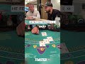 HE FELT THE PRESSURE🃏💀#ytshorts #toasterirl #blackjack #viral