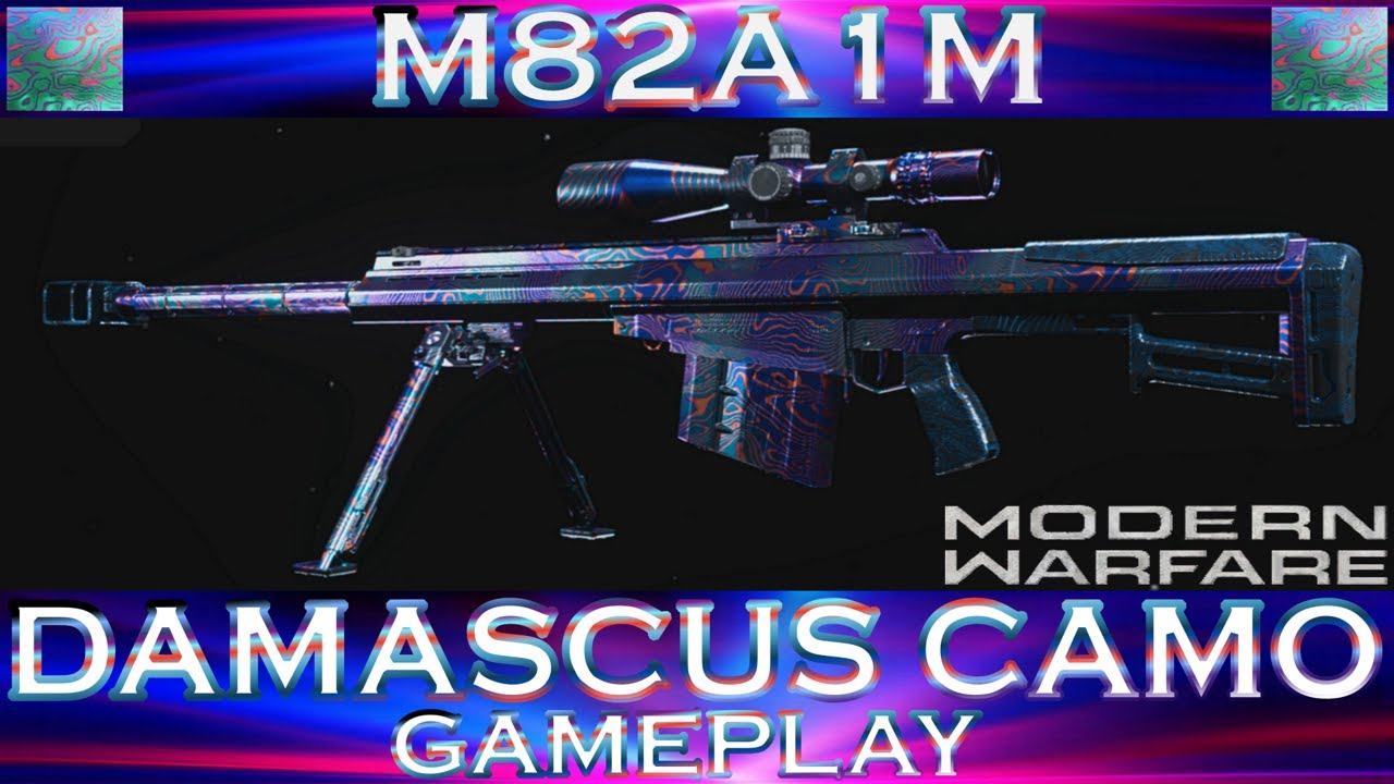 Modern Warfare M82A1M (Rytec AMR) Damascus Camo Gameplay