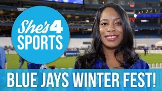 January 20th, 2018 was the inaugural toronto blue jays winter fest at
rogers centre and she's4sports there to take it all in!