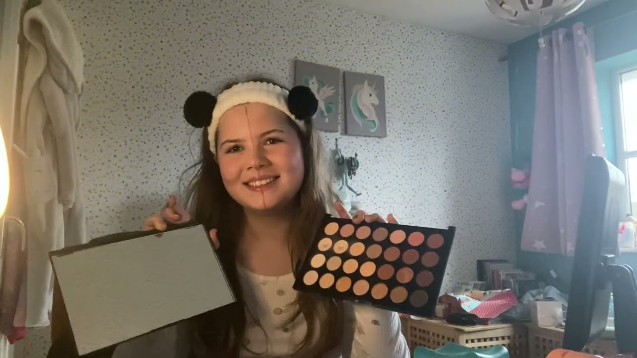 My makeup now vs year 5! #grwm #makeup #timeflys #nostalgic 