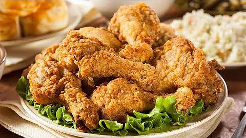 KFC Style Crispy Fried Chicken || How To Make Crispy Fried Chicken By Cooking And Baking Passion