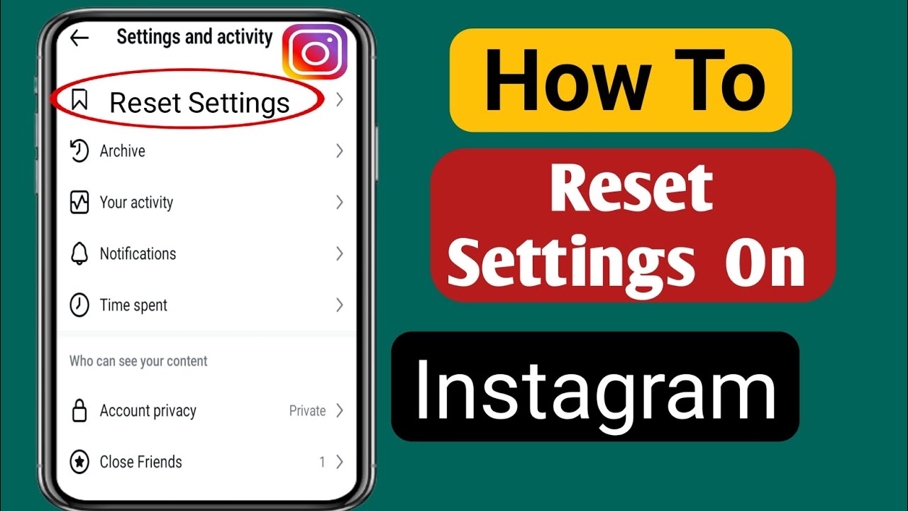 How To Reset Instagram Account