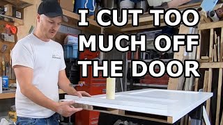 How to Block the Bottom  of a Hollow Interior Door