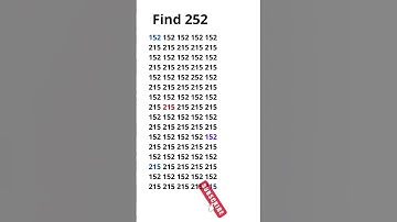 IQ test 252 #s #short #maths #mathstricks #mathematics #education #puzzle #mathpuzzle #iqtest #quiz