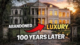 Abandoned Mansion Restoration Timelapse | 100-Year-Old House Brought Back to Life