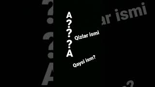 Qaysi ism?