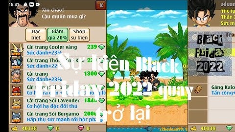 Ngọc Rồng Online - Sự Kiện Black Friday 2022 Quay Trở Lại