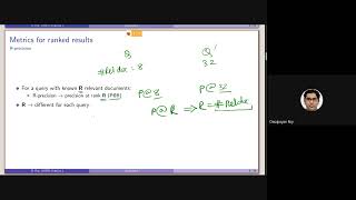 17.4. Evaluation of retrieval model - Evaluation metrics for ranked retrieval (MAP)