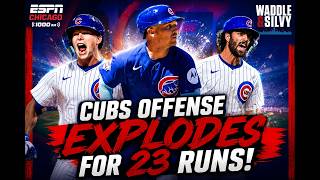 Cubs Offense EXPLODES for 23 Runs!