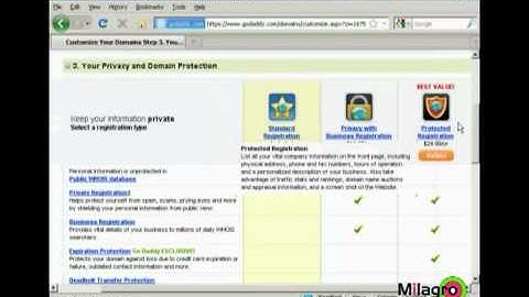 How to register domain name on Godaddy | Internet Marketing Tutorial | Milagro Fusion Marketing