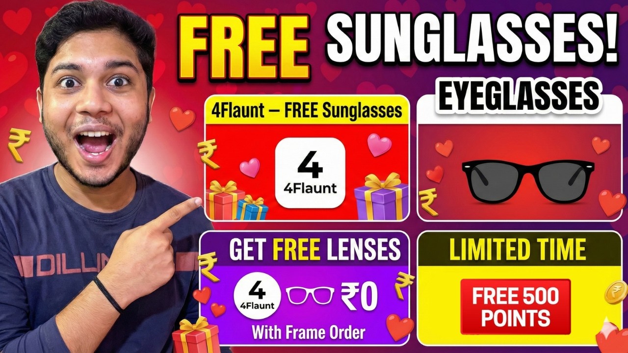 Order Free 🕶 Sunglasses/Eyeglasses From 4Flaunt 🛍