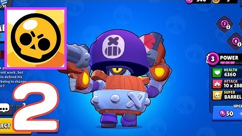 Brawl Stars - Gameplay Walkthrough Part 2 - DARRYL: Showdown (iOS, Android)
