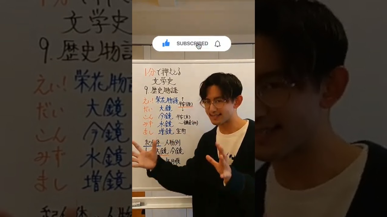 028】歴史物語 #楽しく学ぶ古文チャンネル #文学史 #大学受験 #勉強法