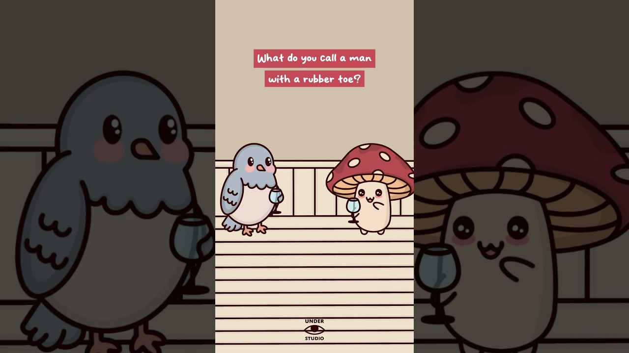 Daily Dose Of Dad Jokes 😂 Mushie & Birdie | Animation Meme | Original Audio: @FreeTech