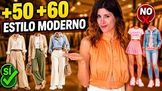 ¿Cuerpo de Menopausia? Cómo vestir con ESTILO y comodidad a los 50 y 60 años