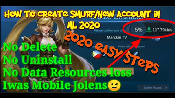 How to Create Smurf Account/New Account || Mobile Legend Bang Bang 2020