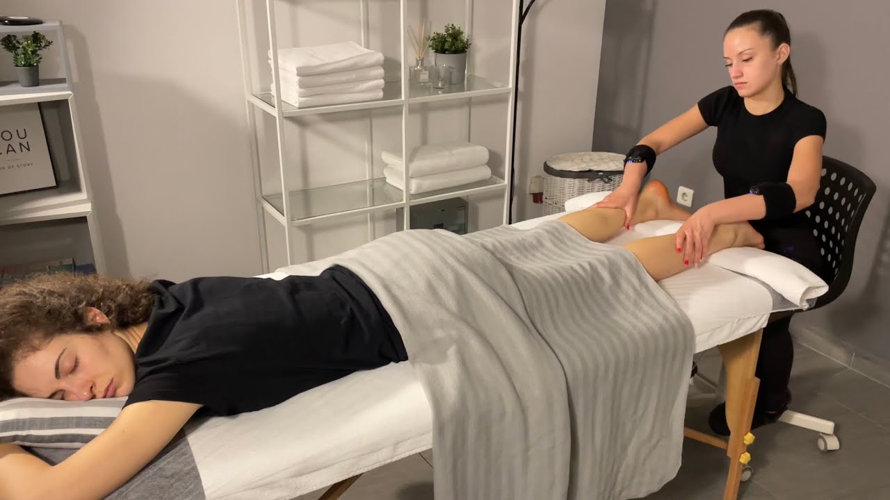 Maya gets rid of foot pain - Amazing ASMR foot massage for pain relief ...