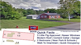 Brick Ranch Home For Sale | Maine Real Estate MOOERS REALTY Property Listing 9009