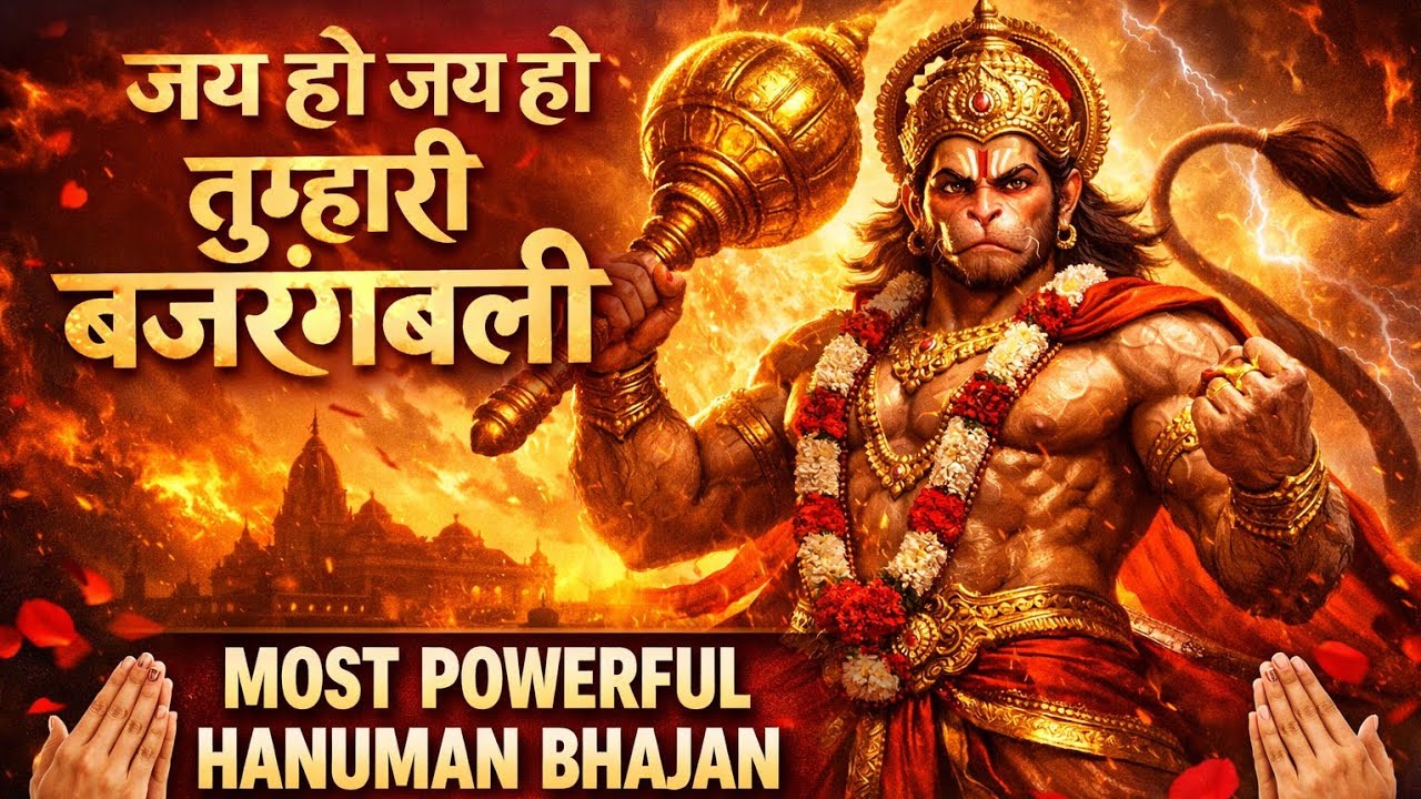 जय हो जय हो तुम्हारी बजरंगबली 🙏 | Most Powerful Hanuman Bhajan 2026🌹 #bhajan #specialbhajan #viral 