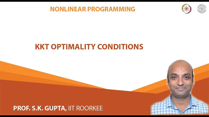 KKT optimality conditions