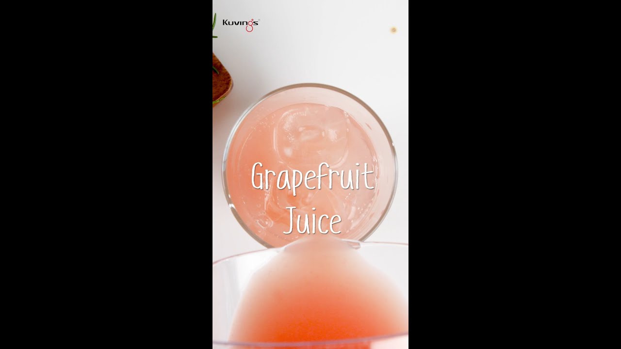 How to make grapefruit ade Kuvings Whole Slow Juicer guide YouTube