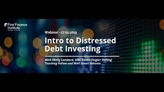 [Webinar] Intro To Distressed Debt Investing