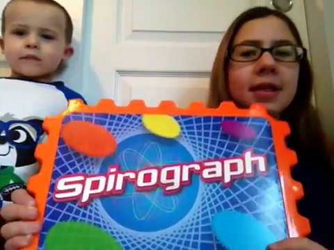 LEARN HOW TO CREATE SPIRAL ART WITH SPIROGRAPH!!!!!! Craft Time With Siblings!