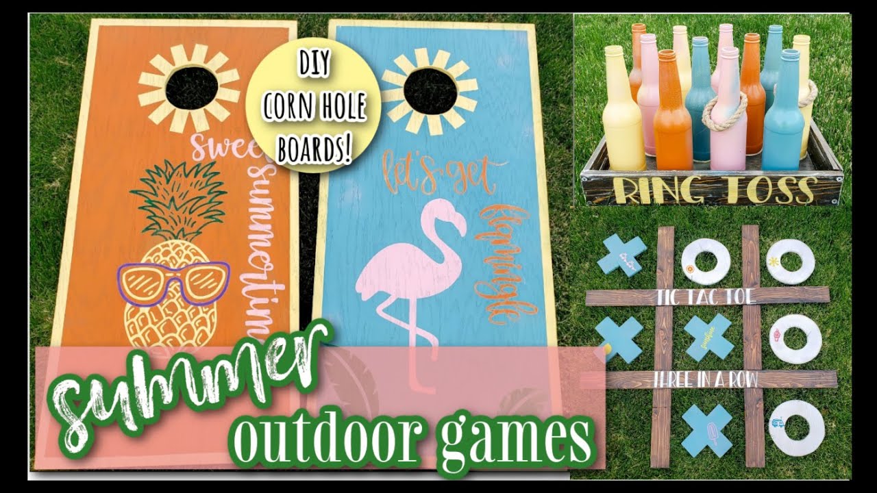 Summer Outdoor DIY Games!