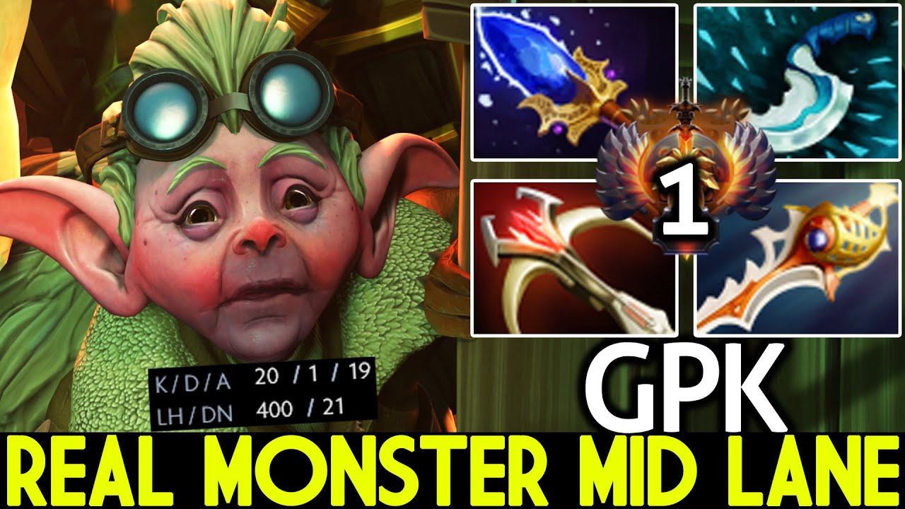 GPK [Snapfire] Real Monster Mid Lane Brutal Rapier Damage Dota 2 - YouTube