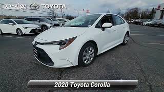 Certified 2020 Toyota Corolla LE, Ramsey, NJ T24733P