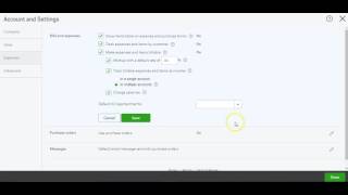 Expense Settings In Quickbooks Online