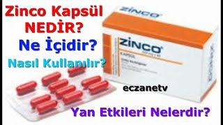 Zinco Kapsul Nedir Zinco Kapsul Un Yan Etkileri Nelerdir Zinco Kapsul Nasil Kullanilir Youtube