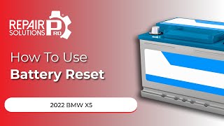 How to Use Battery Reset Function on SDS | 2022 BMW X5 Bmw Battery Reset Tool