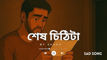 শেষ চিঠিটা | Bengali Sad Song | Akash Pramanik | Flexora Studios | Original Heartbreak Song