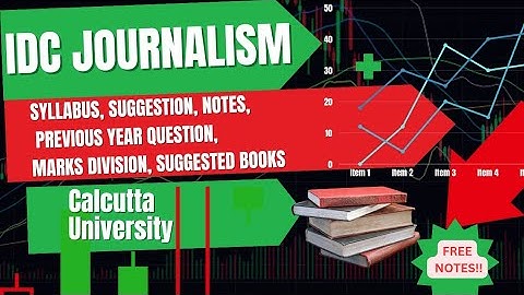 IDC journalism CU||IDC journalism mass communication suggestion2024-25.