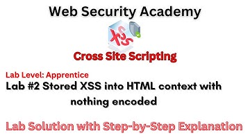 Stored XSS into HTML context with nothing encoded (Lab #2)