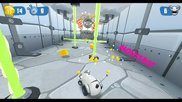 MouseBot - racing/maze game - first play video game review!